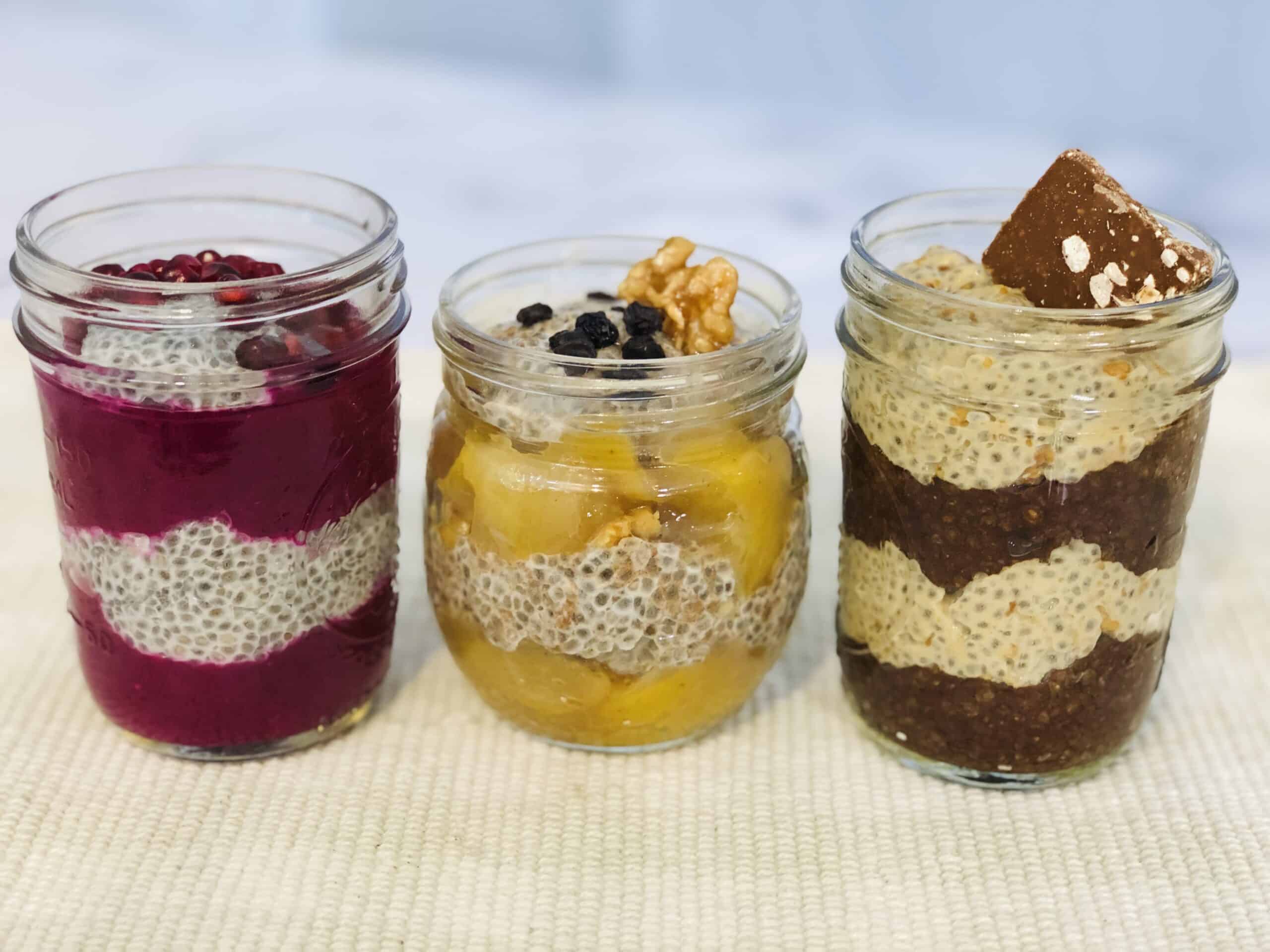 Chia Pudding Recipe 3 Ways Healthy Snack or Breakfast Natural