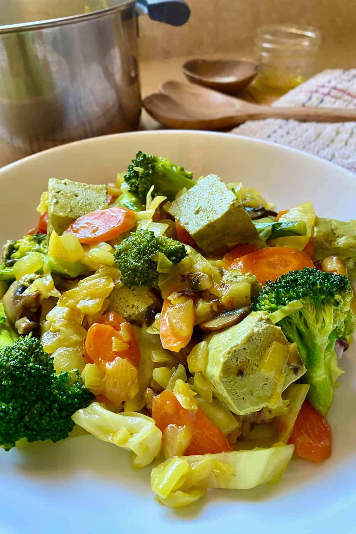 HeartHealthy Curried Pumfu StirFry Natural Kitchen Cooking School